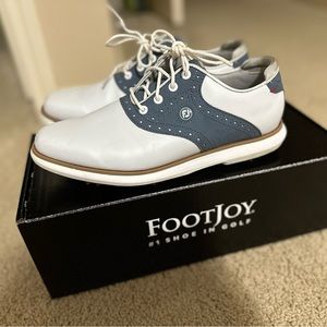 Footjoy Blue/White Women’s Traditions Golf Shoes - Size 7